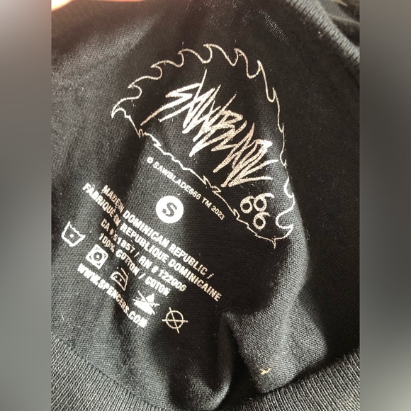 NWOT Spencer’s Sawblade666 Goats Revenge V2 T-Shirt in Black - Size S - Picture 3 of 3